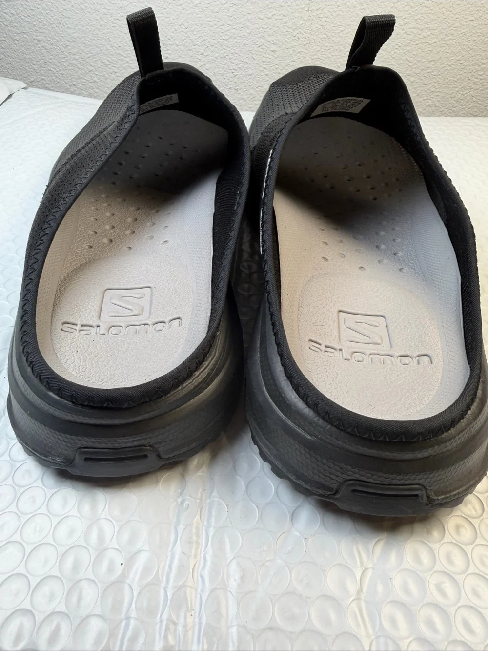Salomon Reelax Slide 6.0 Recovery Shoes Black Men’s US 8.5 EU 42 Slip On